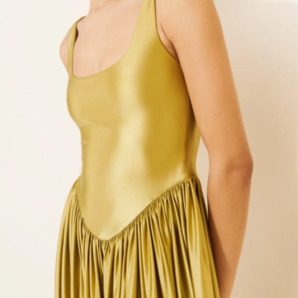 Delfi Collective Oriana Stretch Metallic Maxi Dress - Picture 2 of 4
